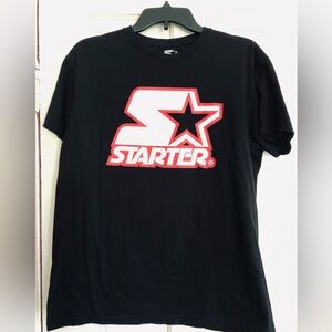 STARTER Black T-shirt with classic logo